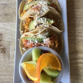 Gluten-free tacos from Fratelli Cafe